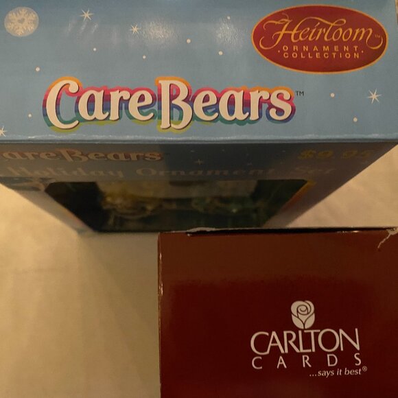 2 SETS VINTAGE HEIRLOOM CARE BEARS ORNAMENT SETS - Picture 6 of 6